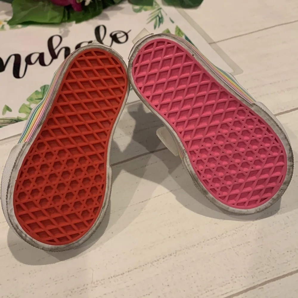 Unicorn Shimmer Slip-On Vans - Picture 3 of 4